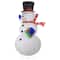 6ft. White Iridescent LED Twinkling Snowman Outdoor Christmas Décor